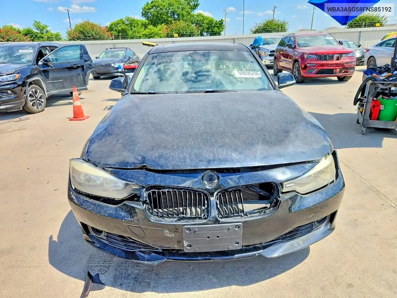 2015 BMW 328 I VIN: WBA3A5G58FNS85192 Lot: 59896296
