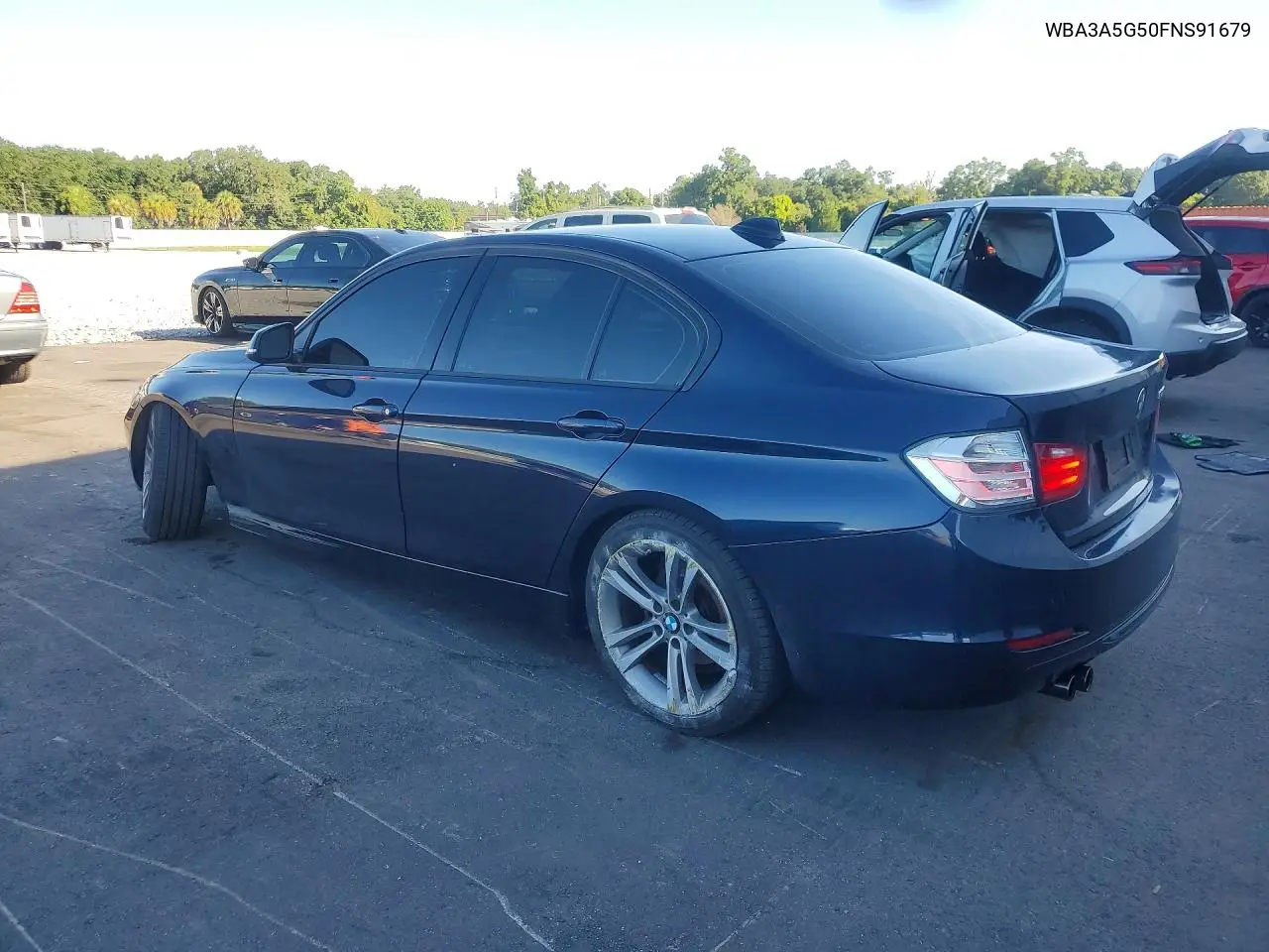 2015 BMW 328 I VIN: WBA3A5G50FNS91679 Lot: 60175316