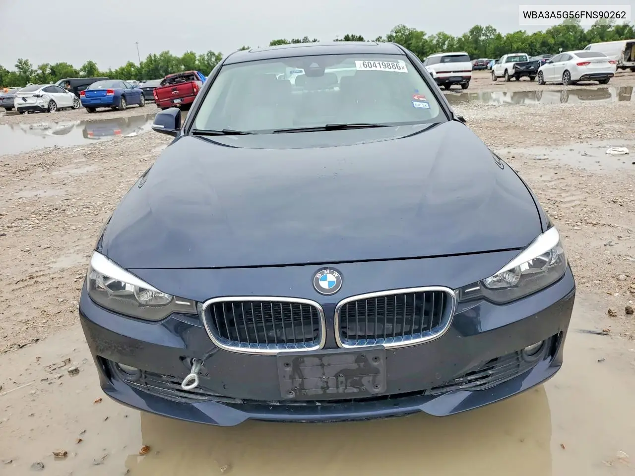 2015 BMW 328 I VIN: WBA3A5G56FNS90262 Lot: 60419886