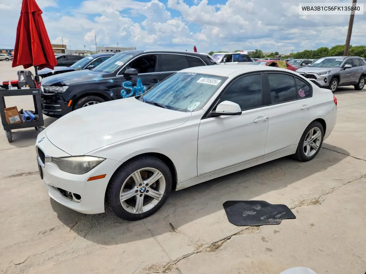 2015 BMW 320 I VIN: WBA3B1C56FK135840 Lot: 60705026
