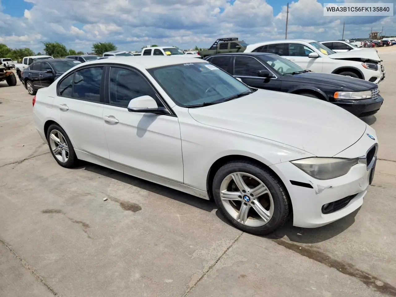 2015 BMW 320 I VIN: WBA3B1C56FK135840 Lot: 60705026