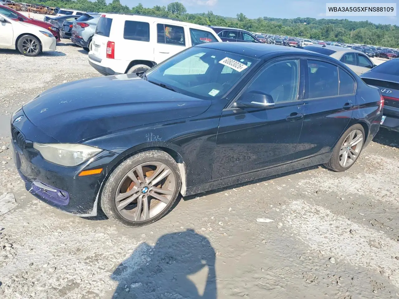 2015 BMW 328 I VIN: WBA3A5G5XFNS88109 Lot: 60803026