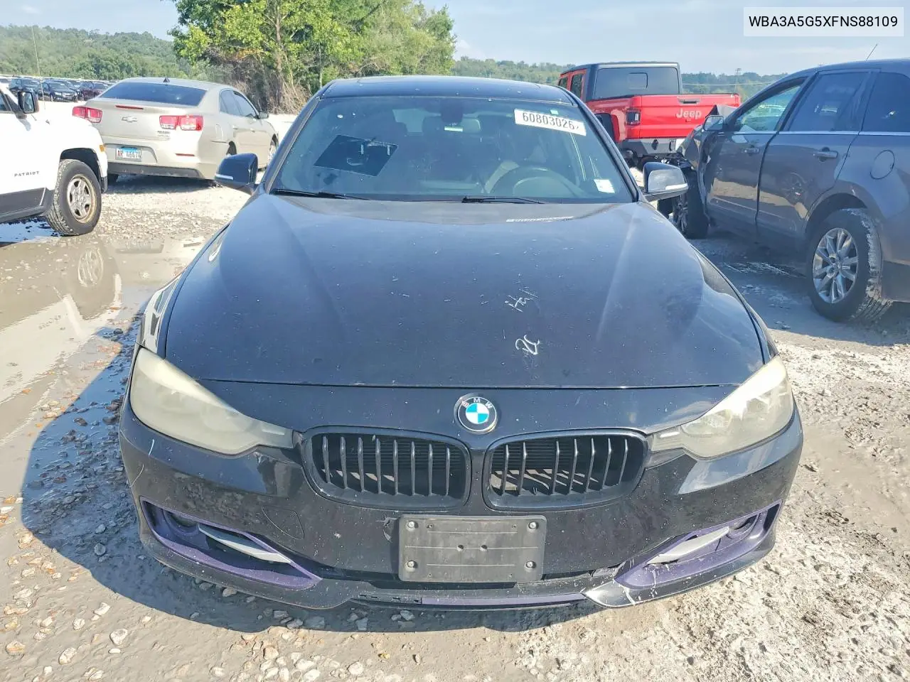 2015 BMW 328 I VIN: WBA3A5G5XFNS88109 Lot: 60803026