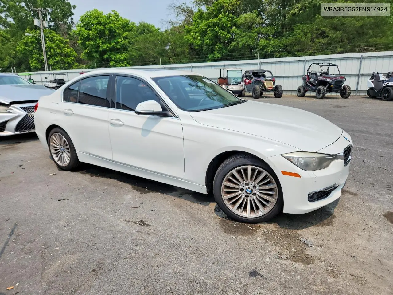 2015 BMW 328 Xi Sulev VIN: WBA3B5G52FNS14924 Lot: 60940316