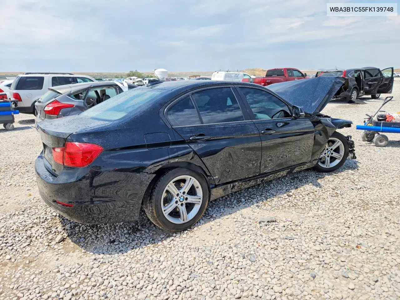 2015 BMW 320 I VIN: WBA3B1C55FK139748 Lot: 61000116