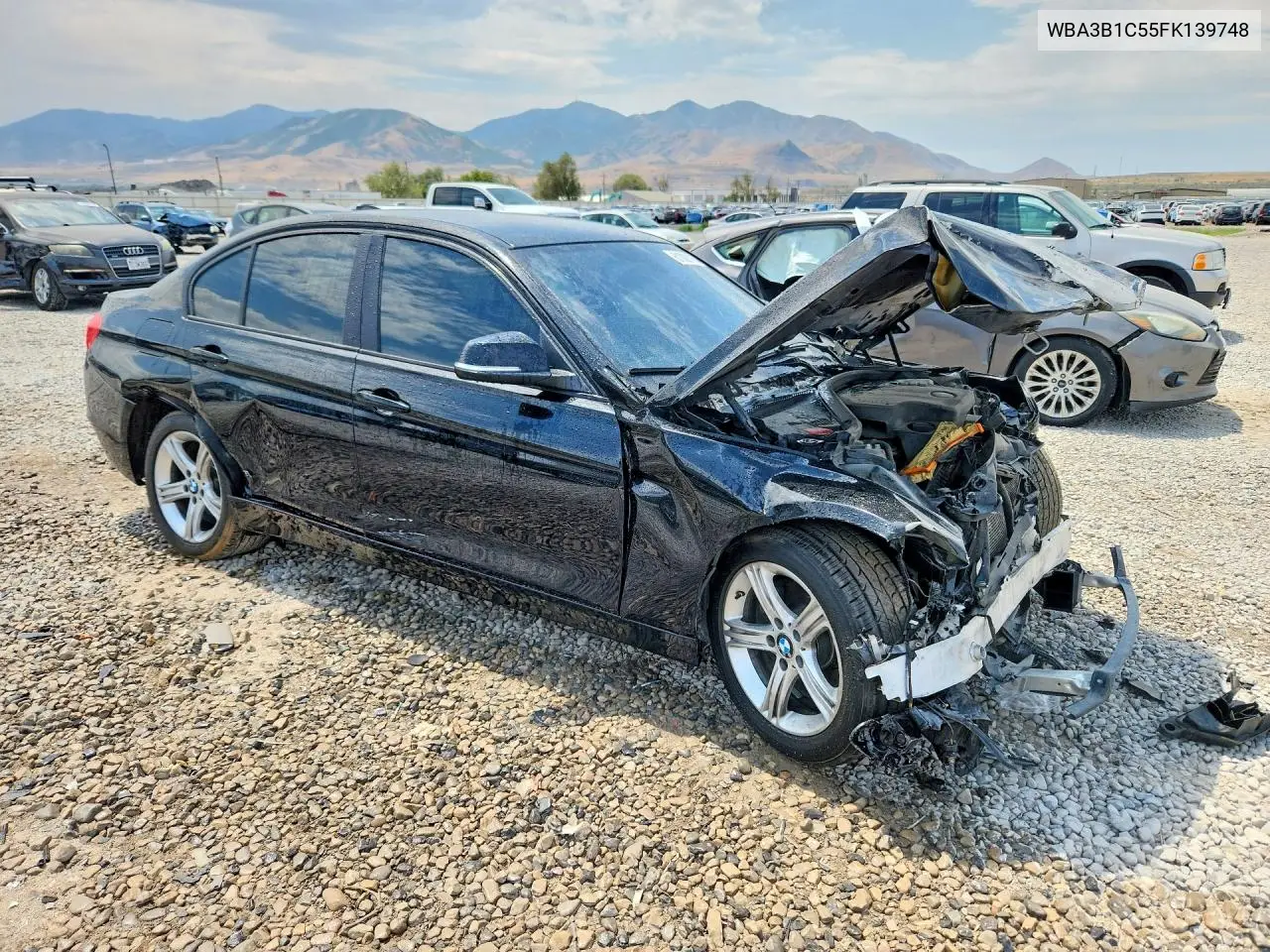 2015 BMW 320 I VIN: WBA3B1C55FK139748 Lot: 61000116
