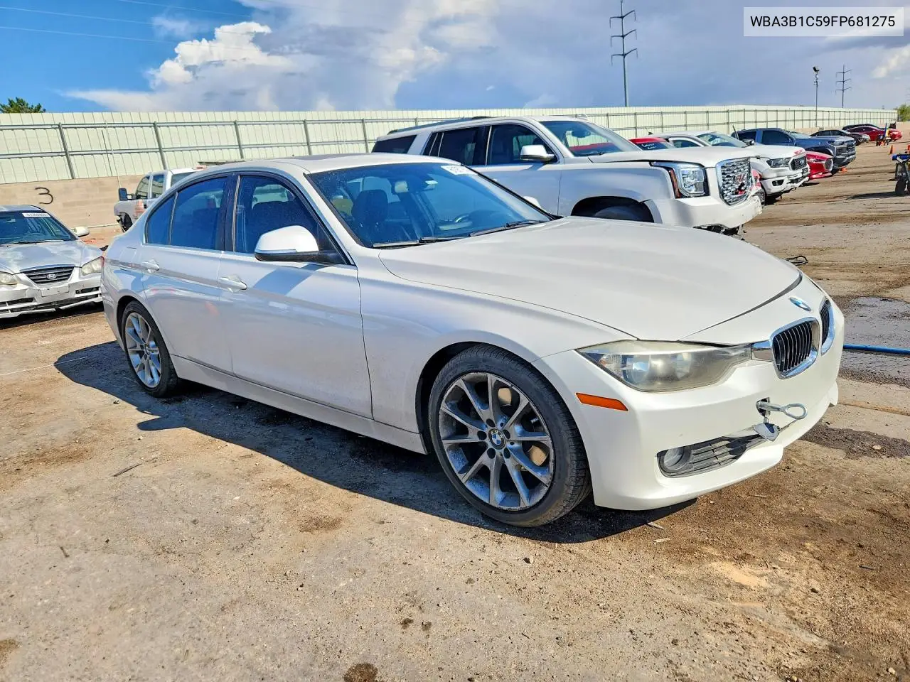 2015 BMW 320 I VIN: WBA3B1C59FP681275 Lot: 61057356