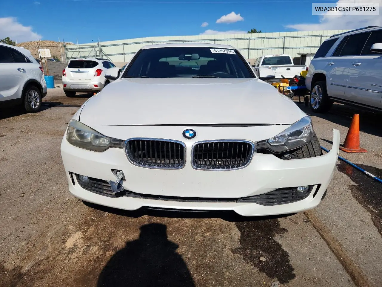 2015 BMW 320 I VIN: WBA3B1C59FP681275 Lot: 61057356