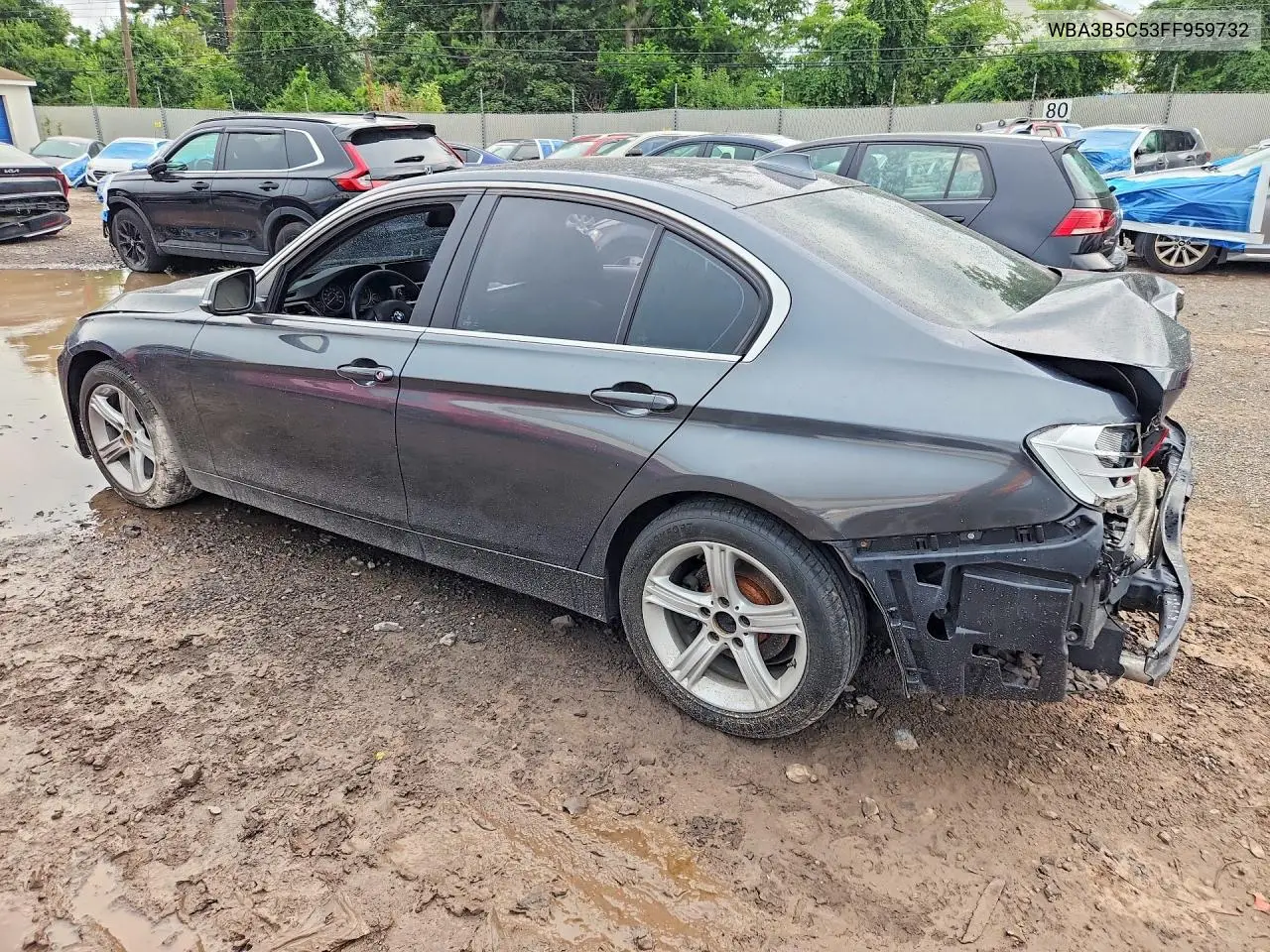 2015 BMW 328 Xi Sulev VIN: WBA3B5C53FF959732 Lot: 61094406