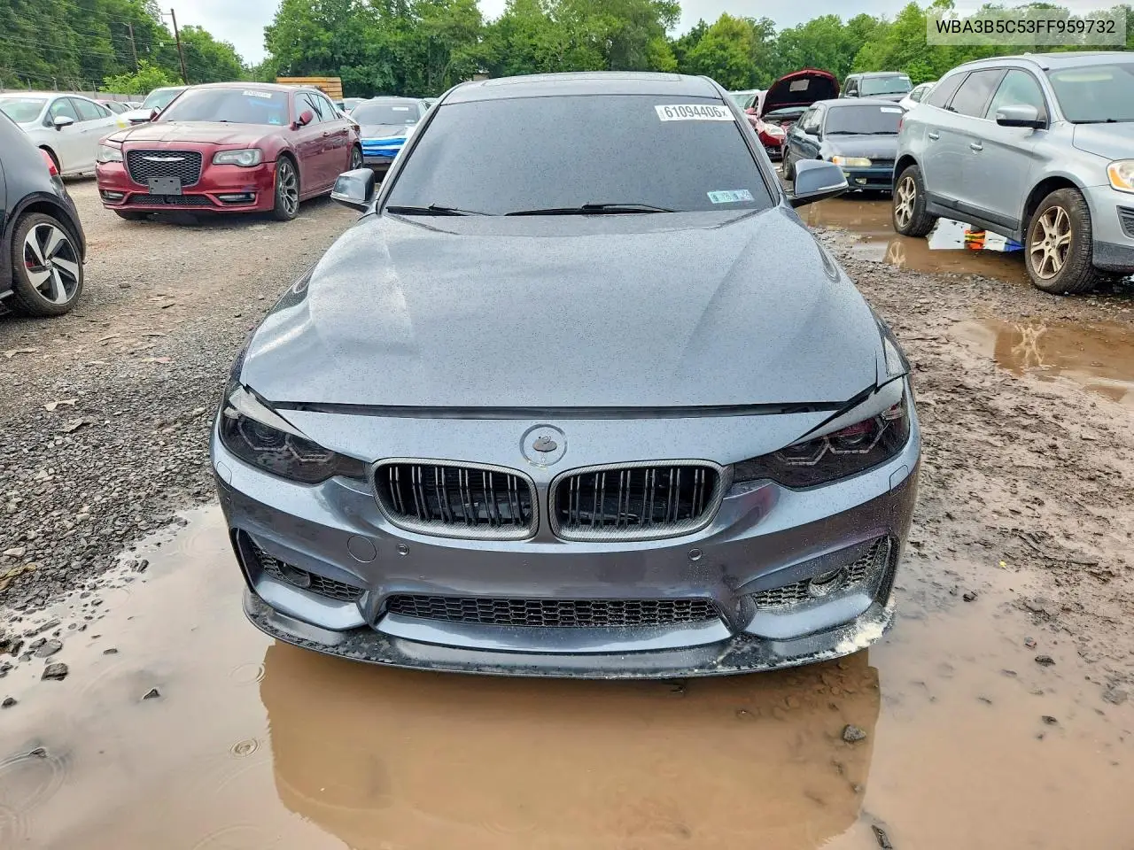 2015 BMW 328 Xi Sulev VIN: WBA3B5C53FF959732 Lot: 61094406