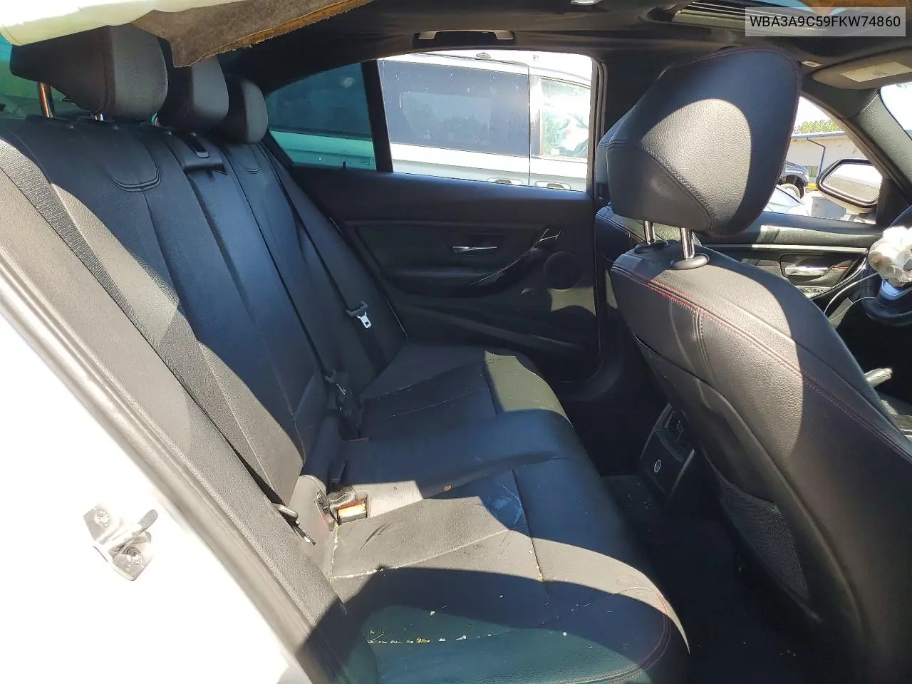 2015 BMW 335 I VIN: WBA3A9C59FKW74860 Lot: 61212166