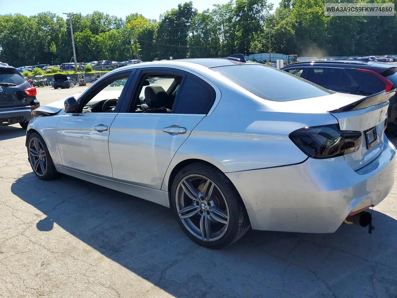 2015 BMW 335 I VIN: WBA3A9C59FKW74860 Lot: 61212166