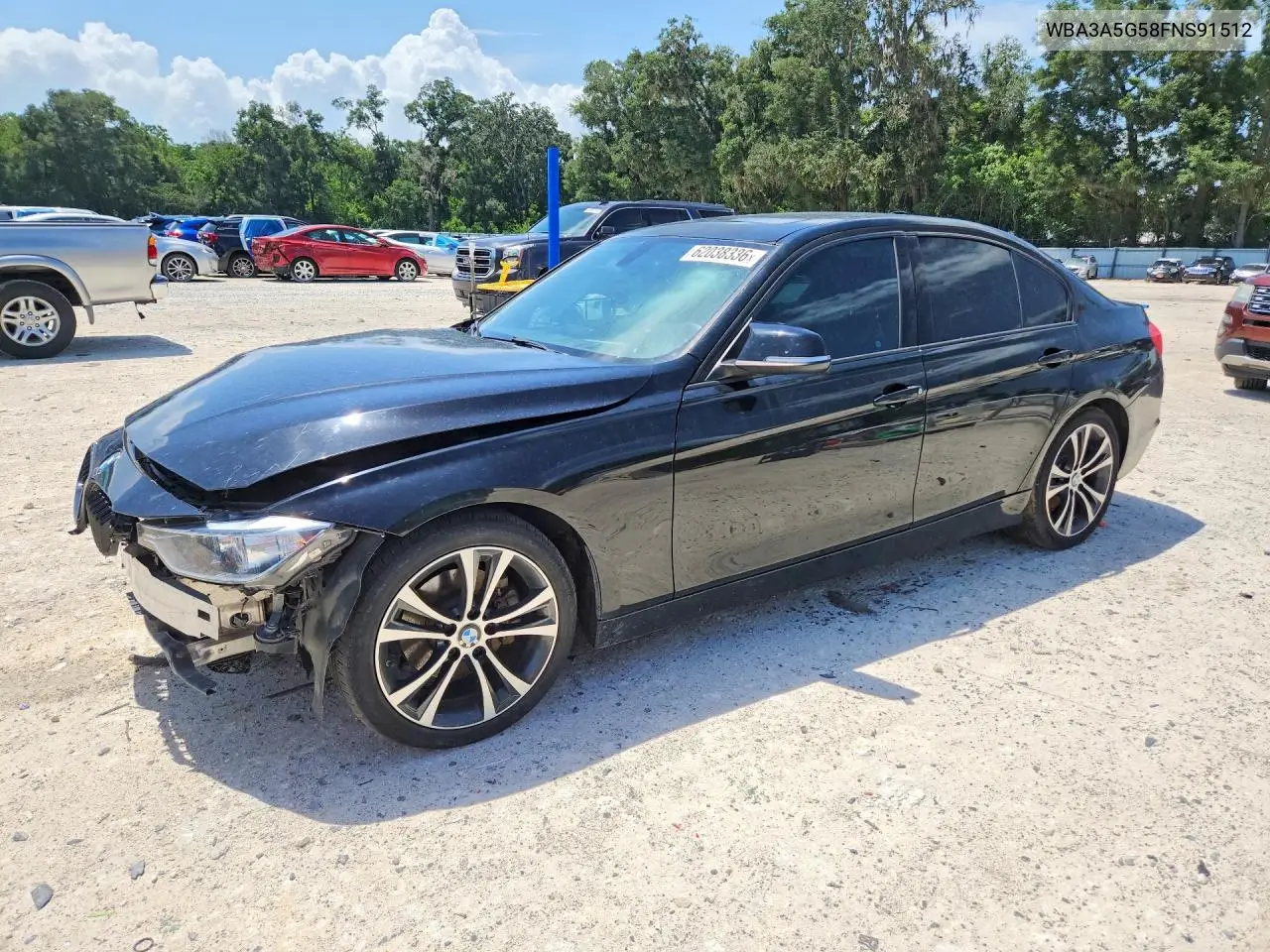 2015 BMW 328 I VIN: WBA3A5G58FNS91512 Lot: 62038336