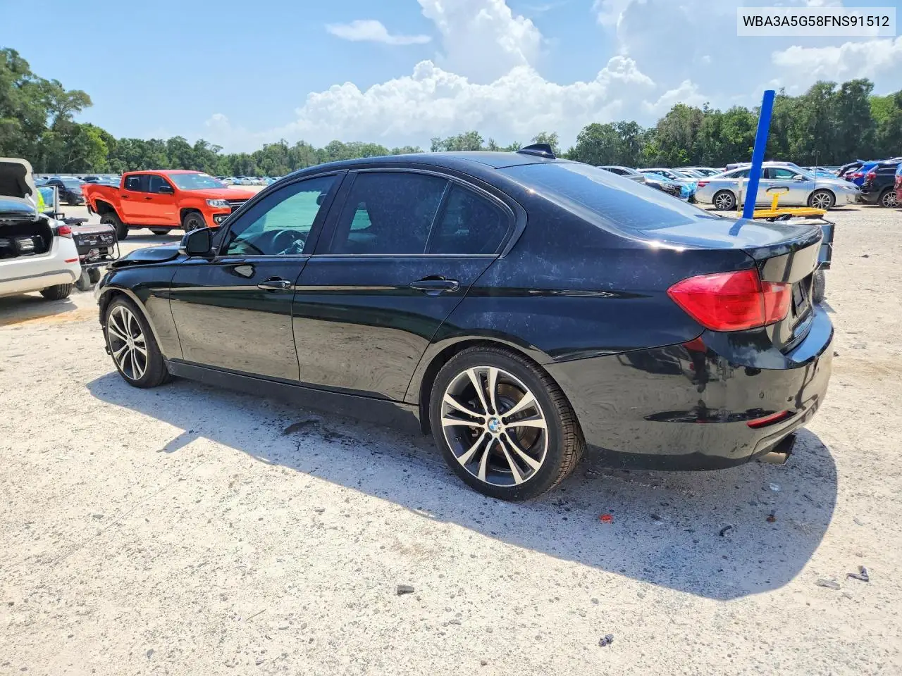 2015 BMW 328 I VIN: WBA3A5G58FNS91512 Lot: 62038336