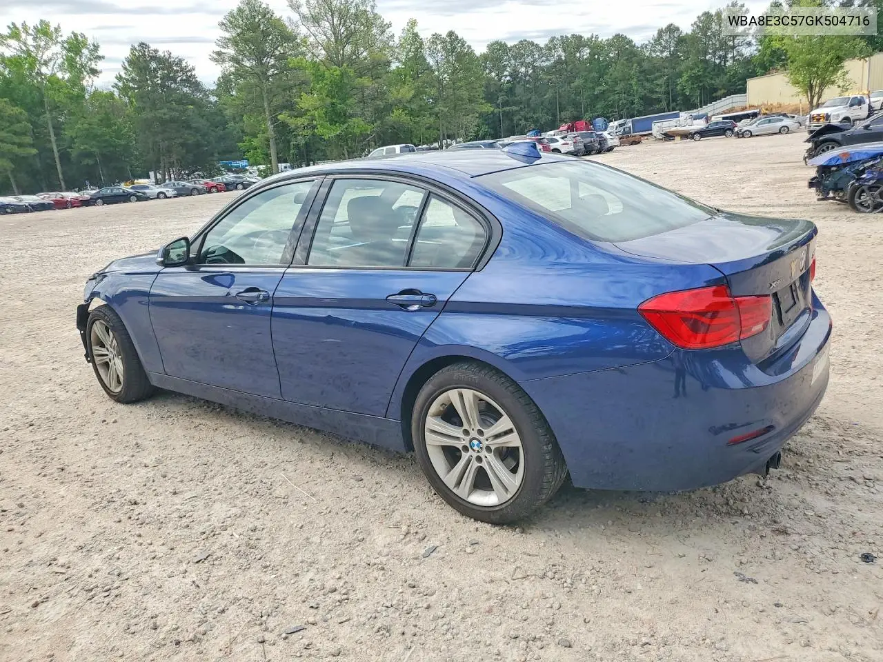 2016 BMW 328 Xi Sulev VIN: WBA8E3C57GK504716 Lot: 56313276