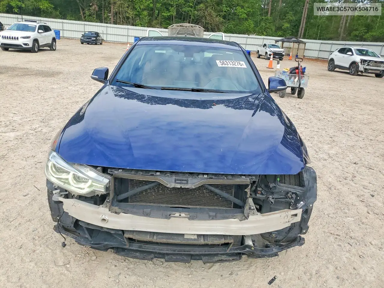 2016 BMW 328 Xi Sulev VIN: WBA8E3C57GK504716 Lot: 56313276