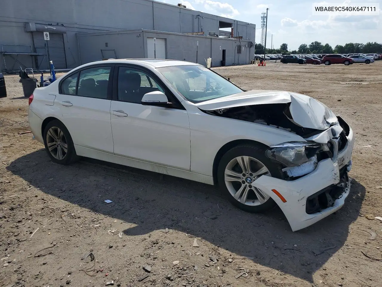 2016 BMW 328 I Sulev VIN: WBA8E9C54GK647111 Lot: 57152196