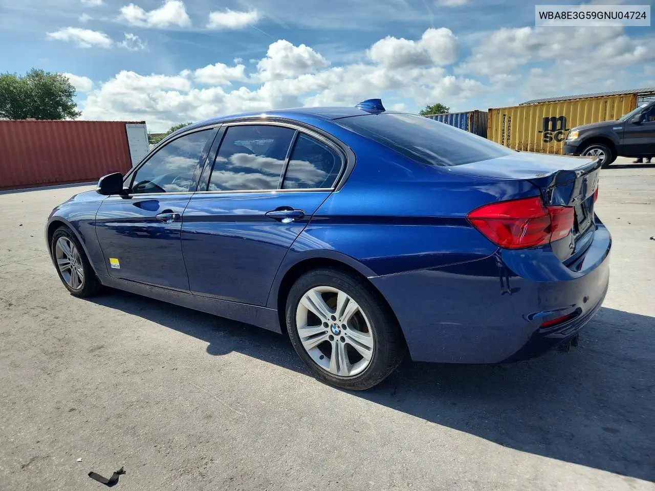 2016 BMW 328 Xi Sulev VIN: WBA8E3G59GNU04724 Lot: 57349076