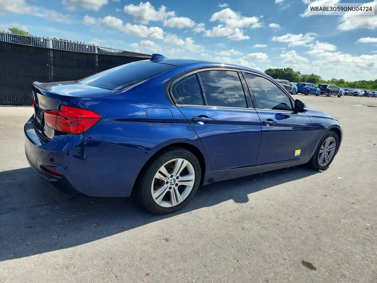 2016 BMW 328 Xi Sulev VIN: WBA8E3G59GNU04724 Lot: 57349076
