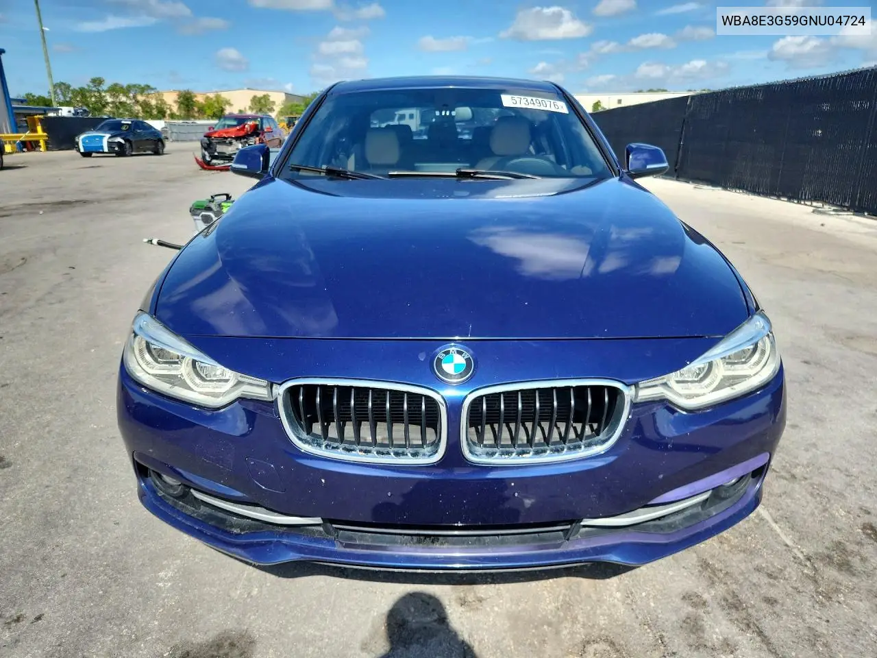 2016 BMW 328 Xi Sulev VIN: WBA8E3G59GNU04724 Lot: 57349076