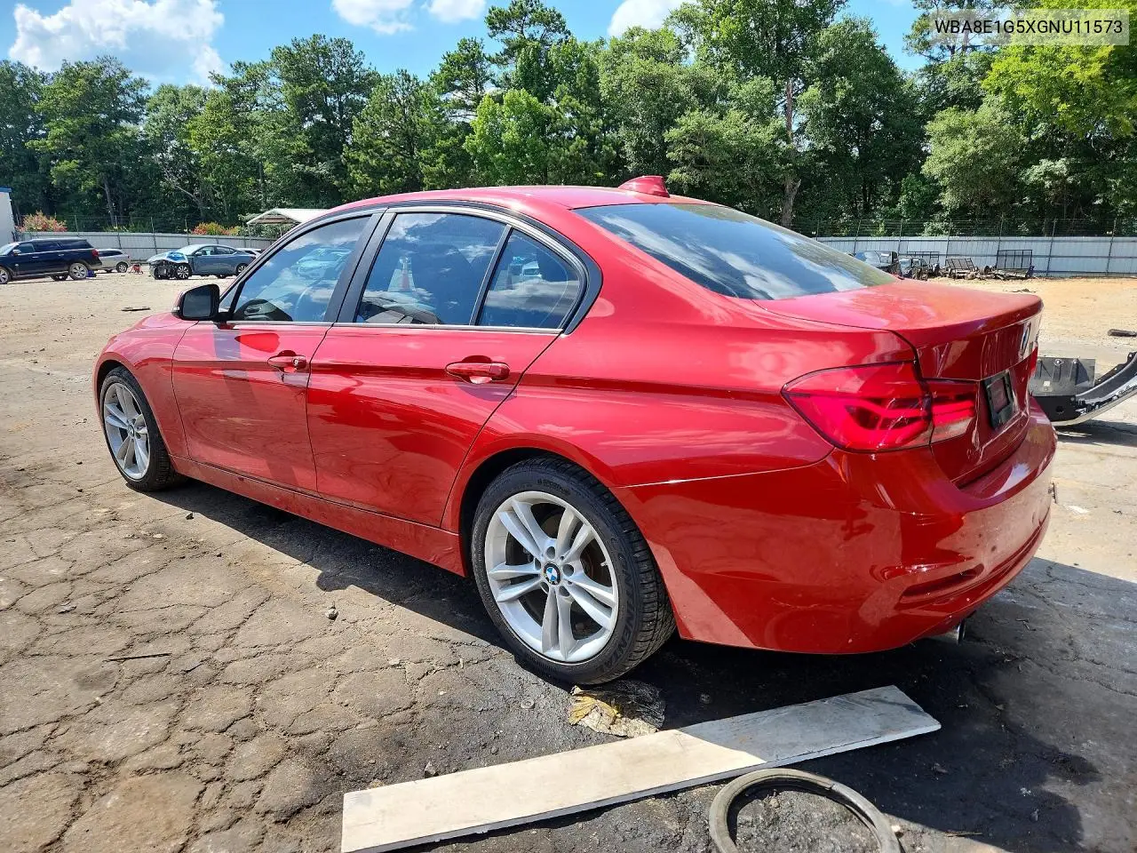 2016 BMW 320 I VIN: WBA8E1G5XGNU11573 Lot: 59858406