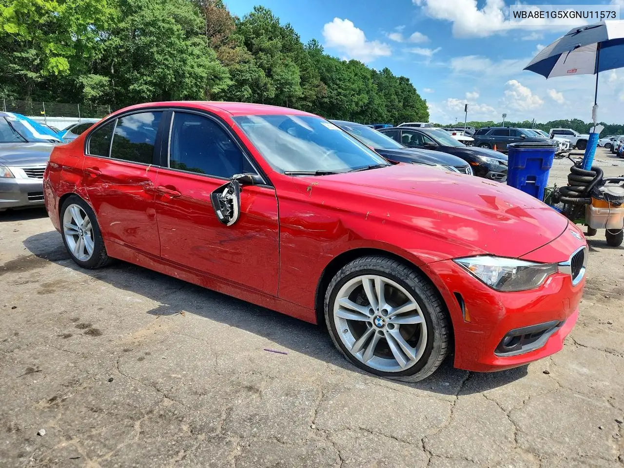 2016 BMW 320 I VIN: WBA8E1G5XGNU11573 Lot: 59858406