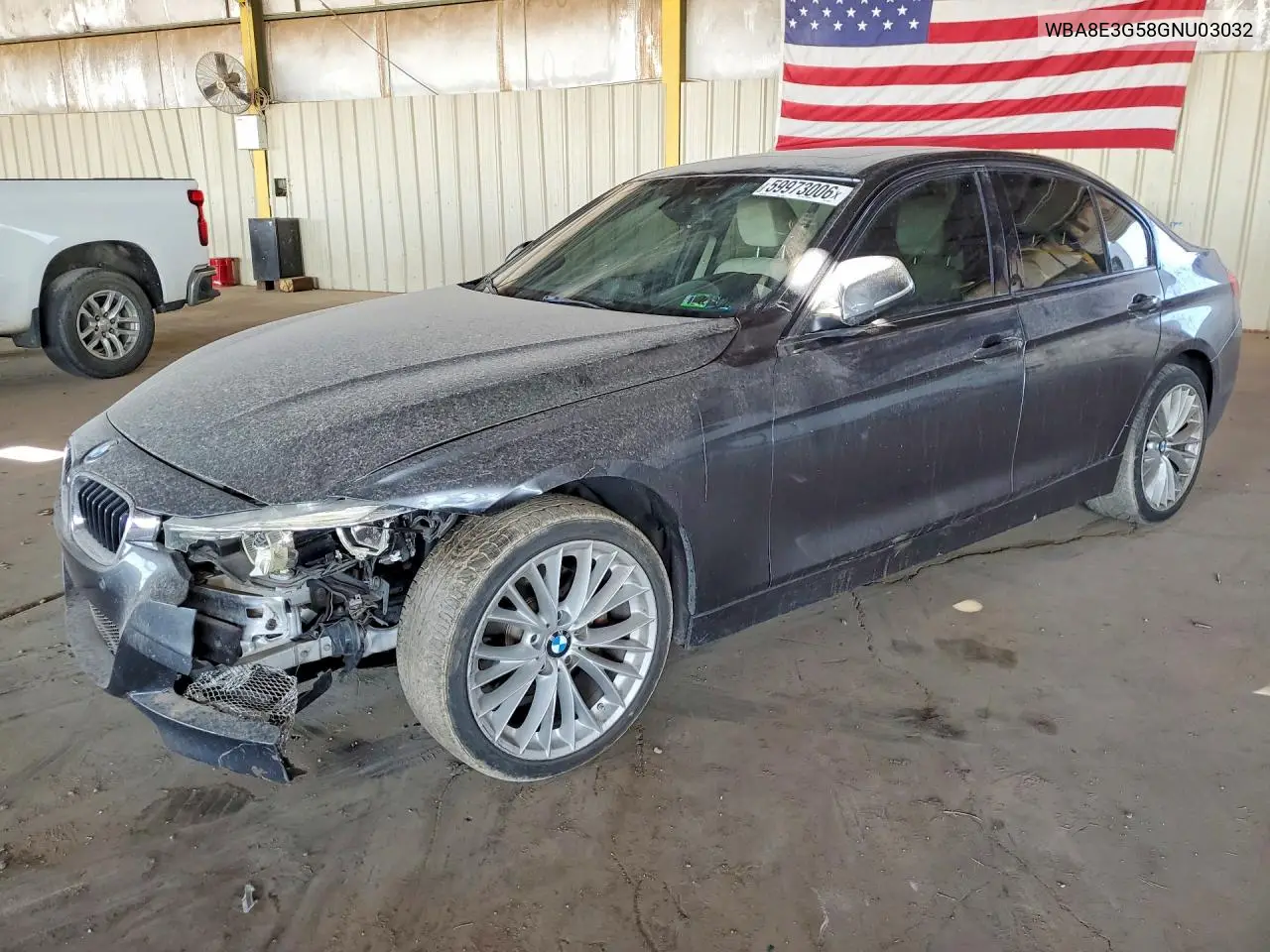 2016 BMW 328 Xi Sulev VIN: WBA8E3G58GNU03032 Lot: 59973006