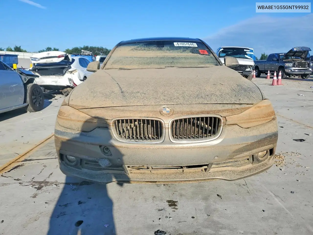 2016 BMW 320 I VIN: WBA8E1G55GNT99932 Lot: 61057646