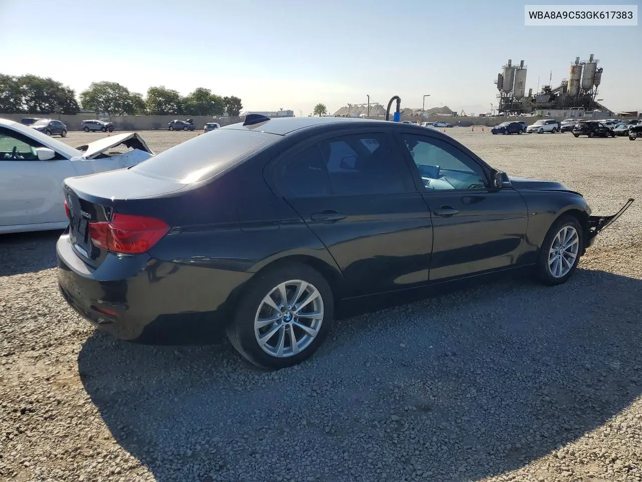 2016 BMW 320 I VIN: WBA8A9C53GK617383 Lot: 61249616