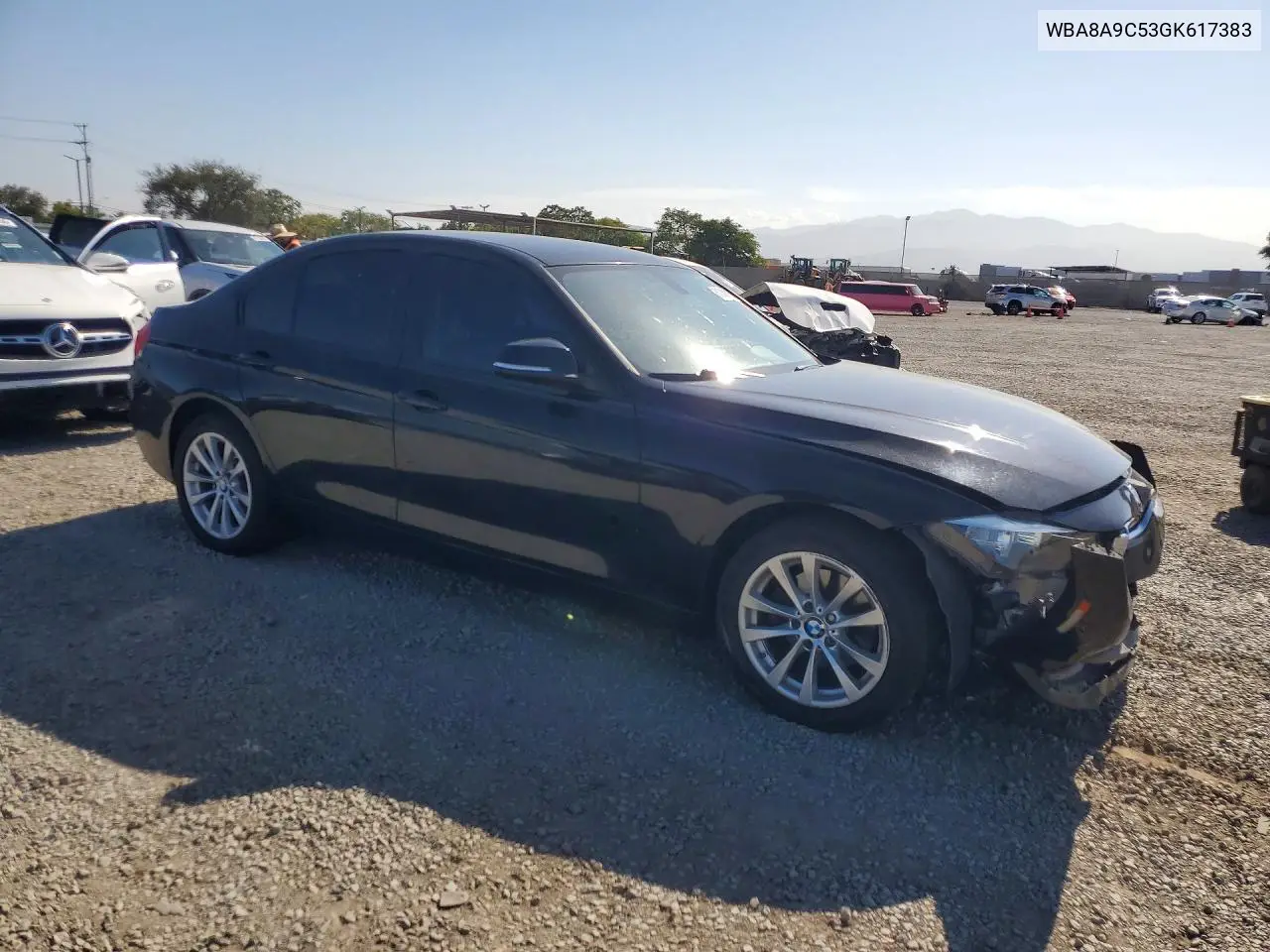 2016 BMW 320 I VIN: WBA8A9C53GK617383 Lot: 61249616