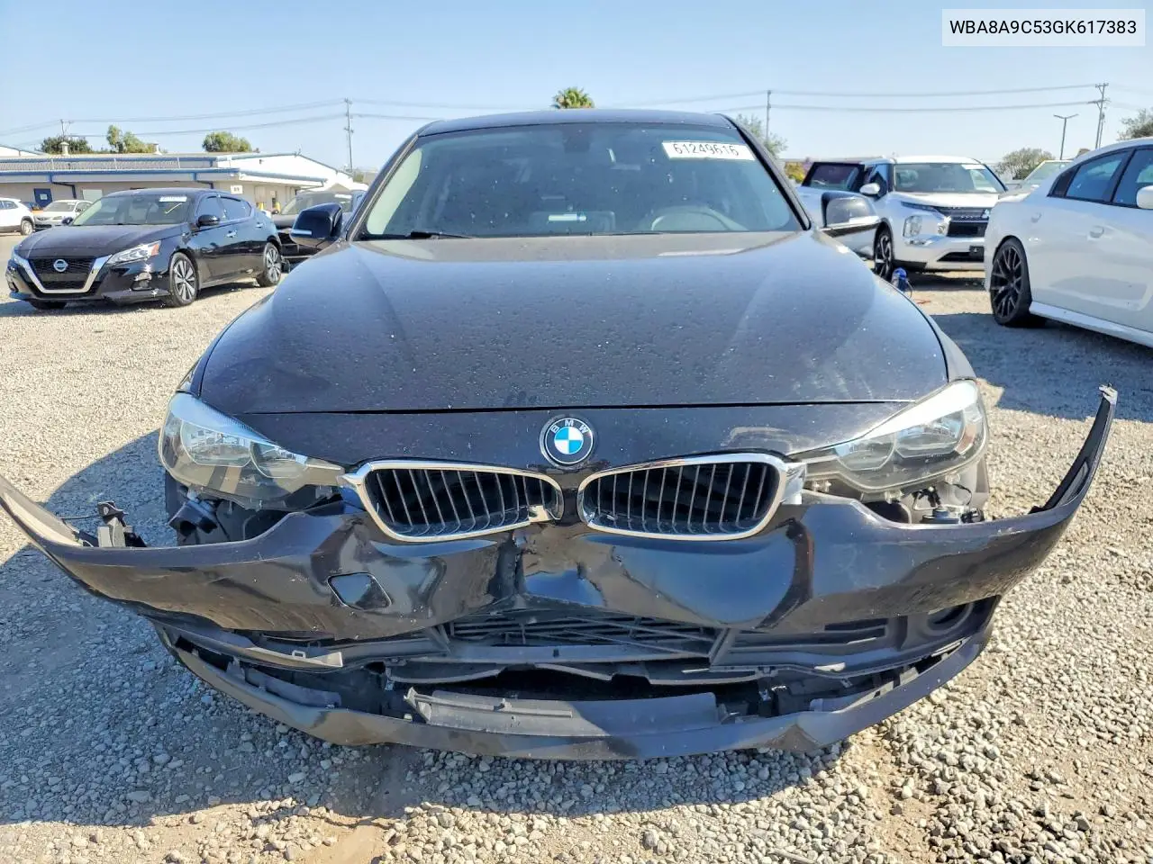 2016 BMW 320 I VIN: WBA8A9C53GK617383 Lot: 61249616