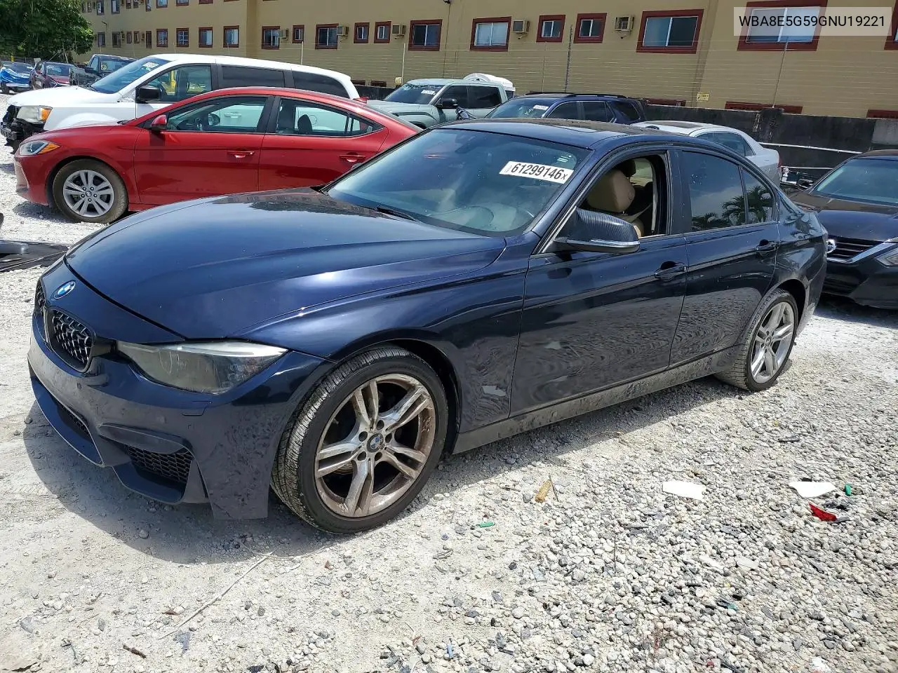 2016 BMW 320 Xi VIN: WBA8E5G59GNU19221 Lot: 61299146