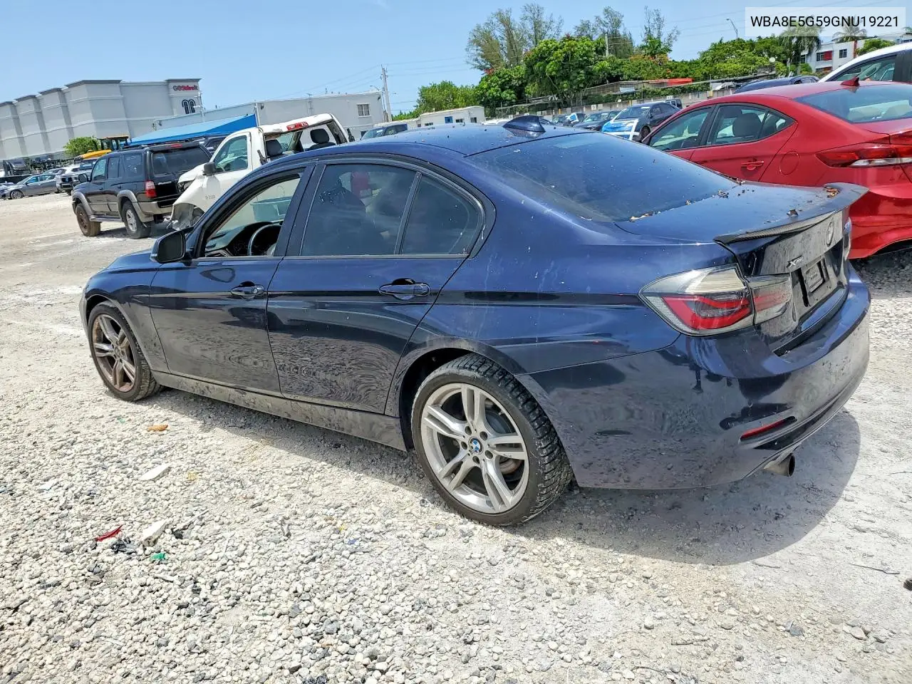2016 BMW 320 Xi VIN: WBA8E5G59GNU19221 Lot: 61299146