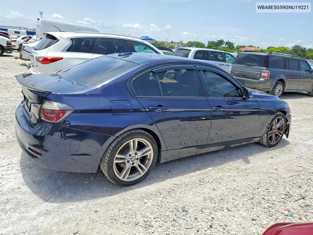 2016 BMW 320 Xi VIN: WBA8E5G59GNU19221 Lot: 61299146