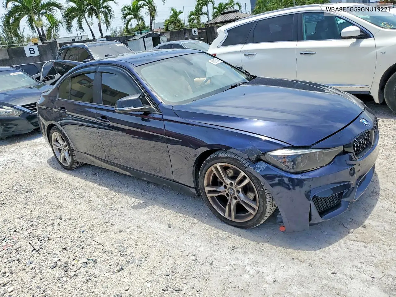 2016 BMW 320 Xi VIN: WBA8E5G59GNU19221 Lot: 61299146