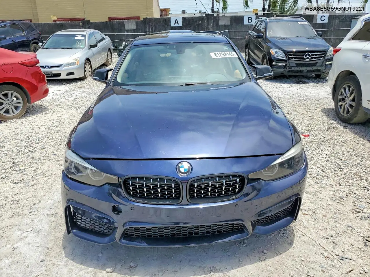 2016 BMW 320 Xi VIN: WBA8E5G59GNU19221 Lot: 61299146