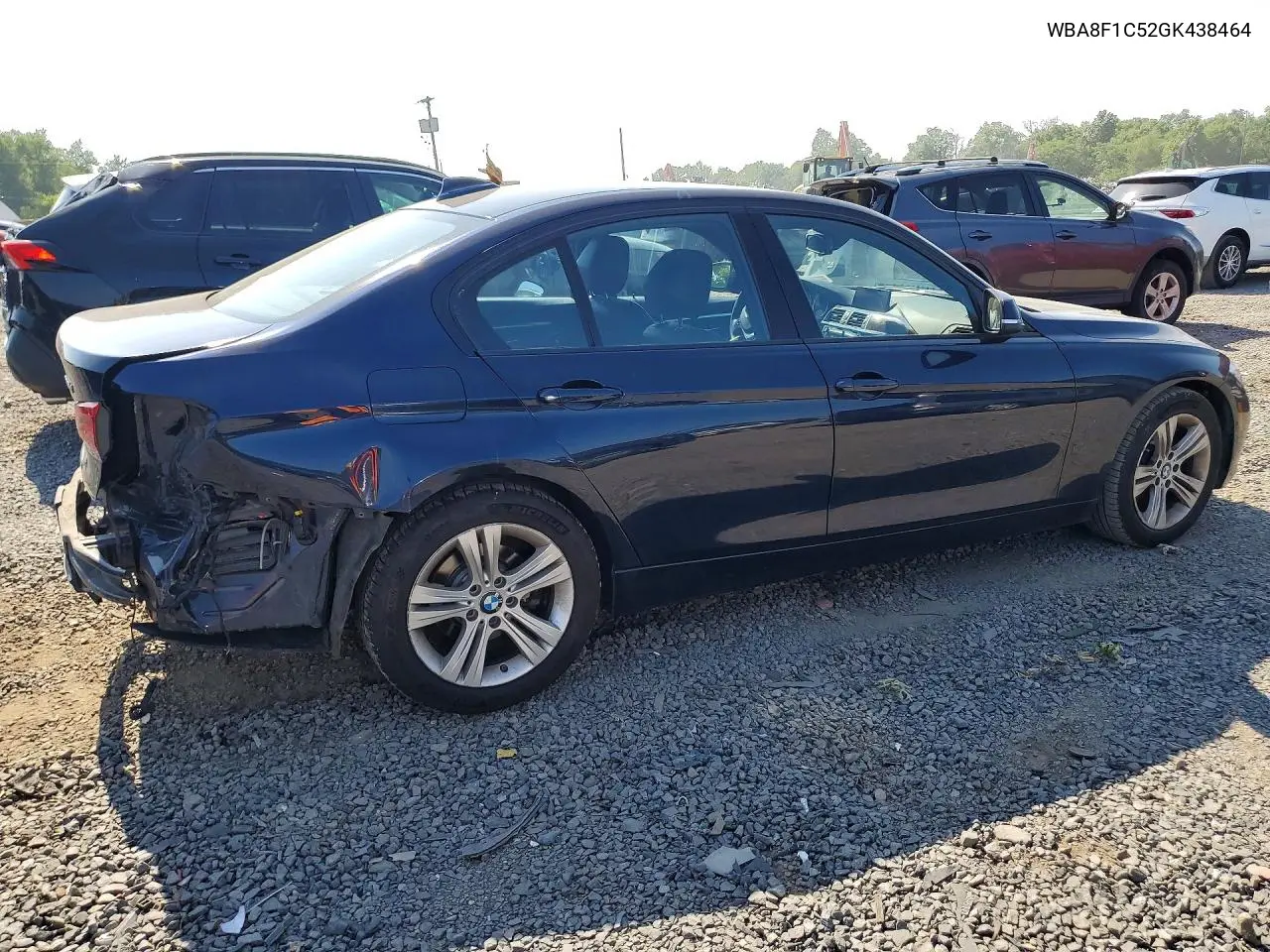 2016 BMW 328 D xDrive VIN: WBA8F1C52GK438464 Lot: 61731036