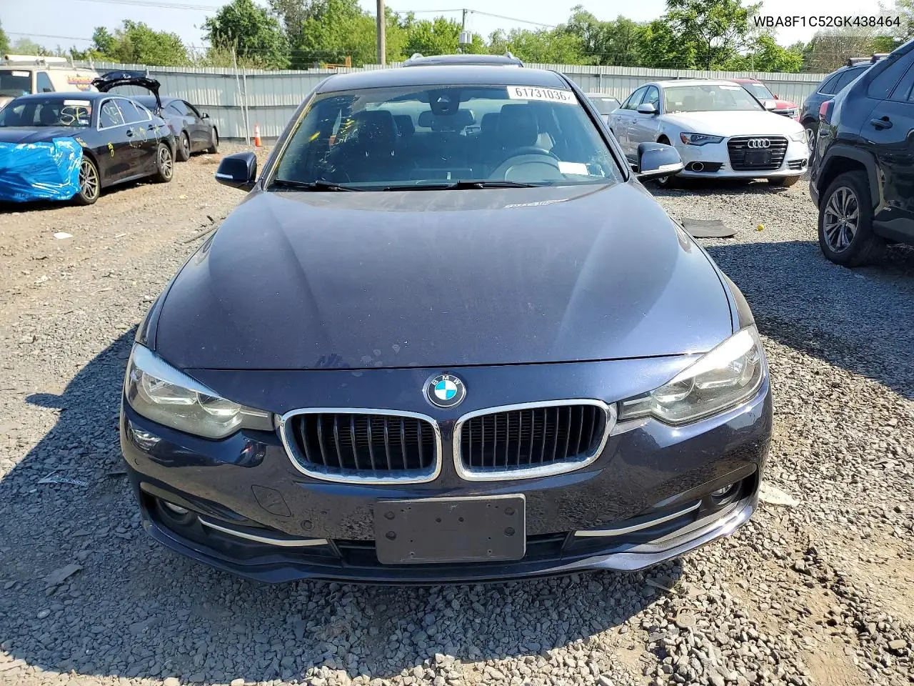 2016 BMW 328 D xDrive VIN: WBA8F1C52GK438464 Lot: 61731036