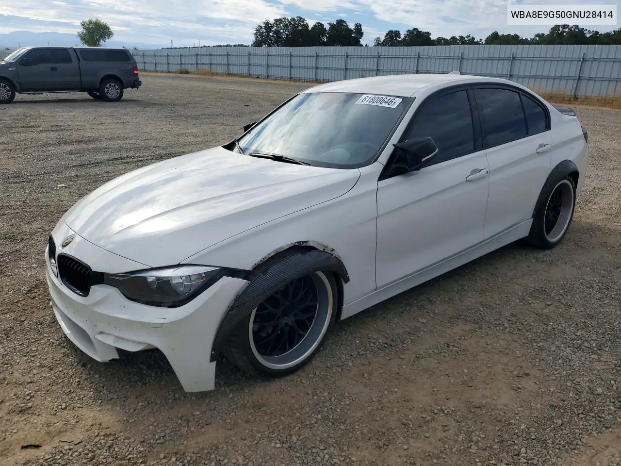 2016 BMW 328 I Sulev VIN: WBA8E9G50GNU28414 Lot: 61808646