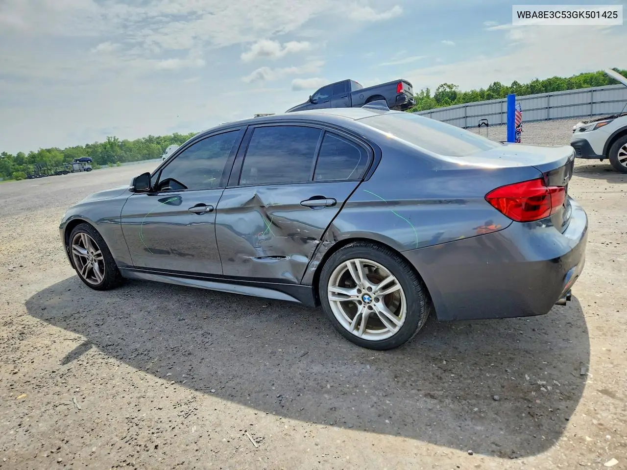 2016 BMW 328 Xi Sulev VIN: WBA8E3C53GK501425 Lot: 61855076