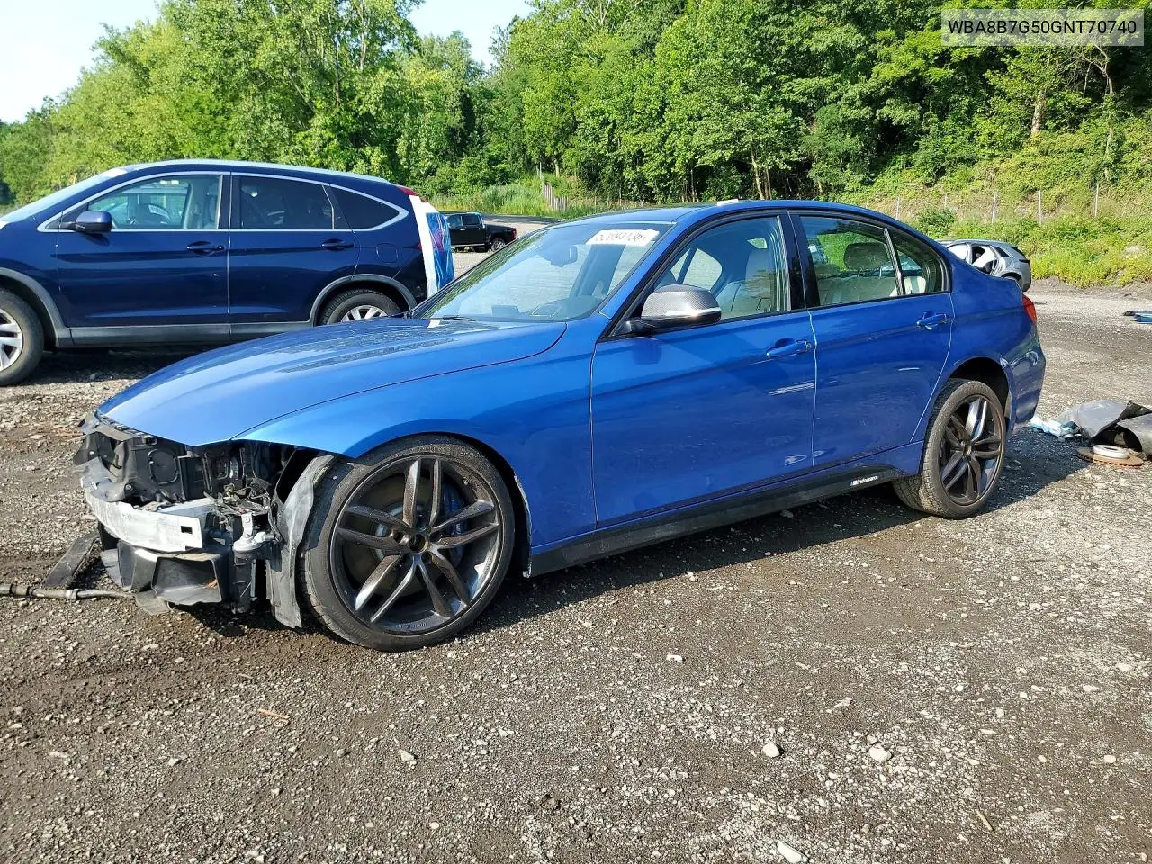 2016 BMW 340 Xi VIN: WBA8B7G50GNT70740 Lot: 62094136