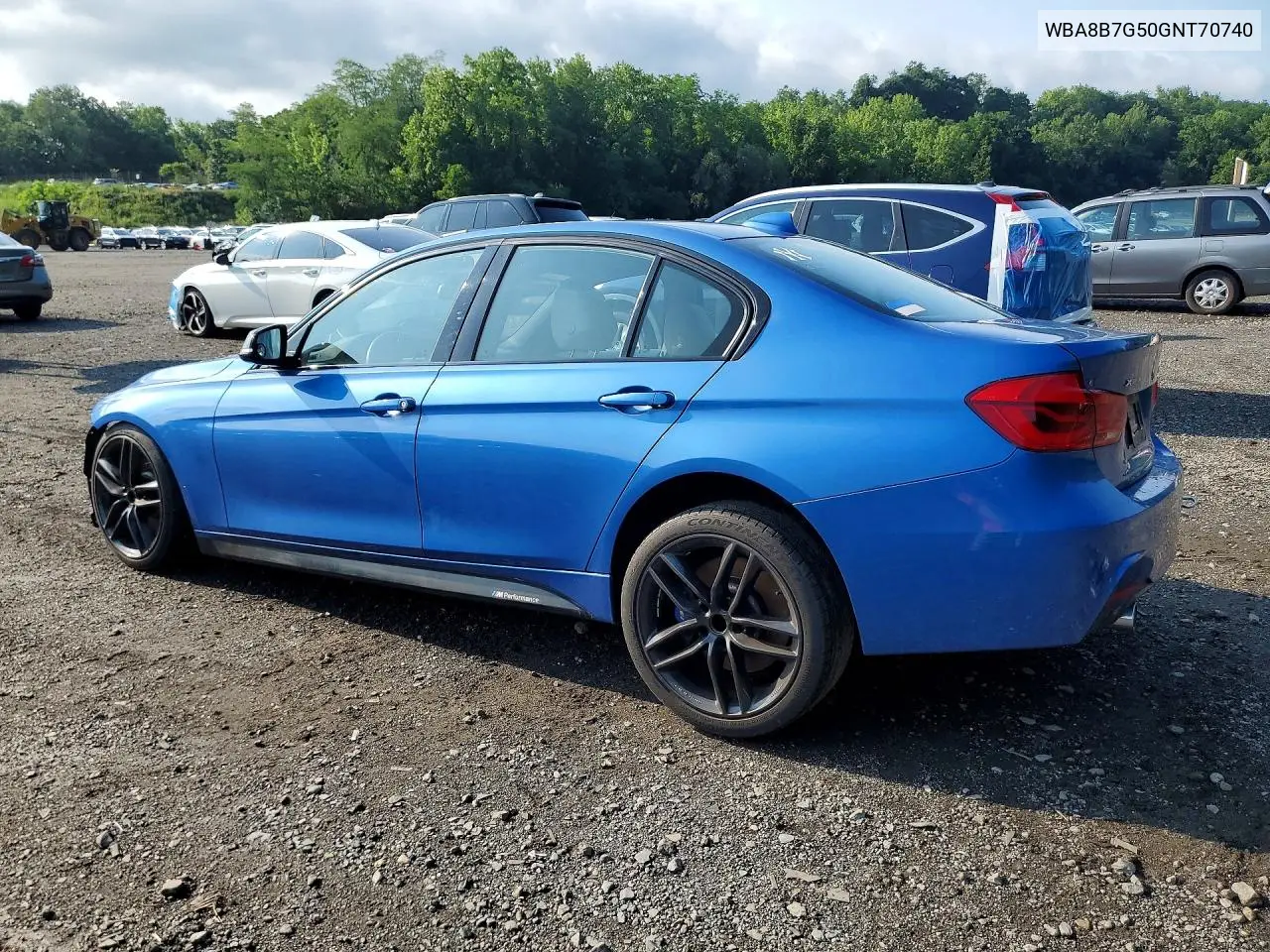2016 BMW 340 Xi VIN: WBA8B7G50GNT70740 Lot: 62094136