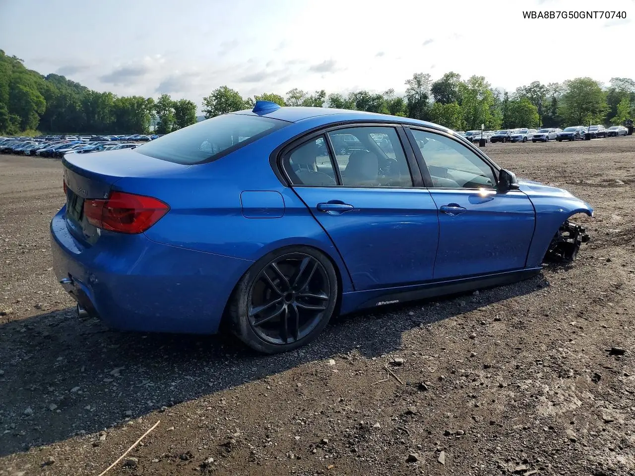 2016 BMW 340 Xi VIN: WBA8B7G50GNT70740 Lot: 62094136