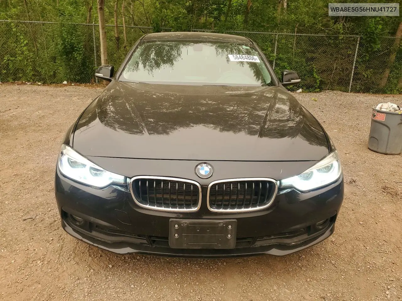 2017 BMW 320 Xi VIN: WBA8E5G56HNU41727 Lot: 58484806