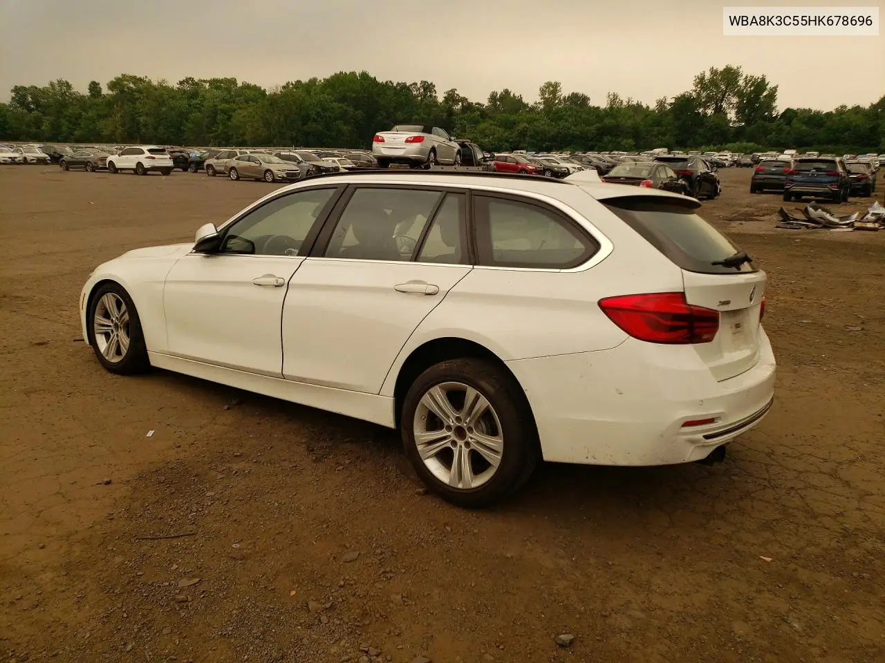 2017 BMW 330 Xi VIN: WBA8K3C55HK678696 Lot: 60931336