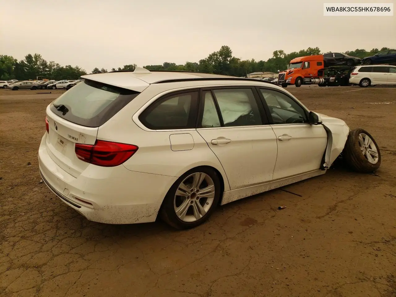 2017 BMW 330 Xi VIN: WBA8K3C55HK678696 Lot: 60931336