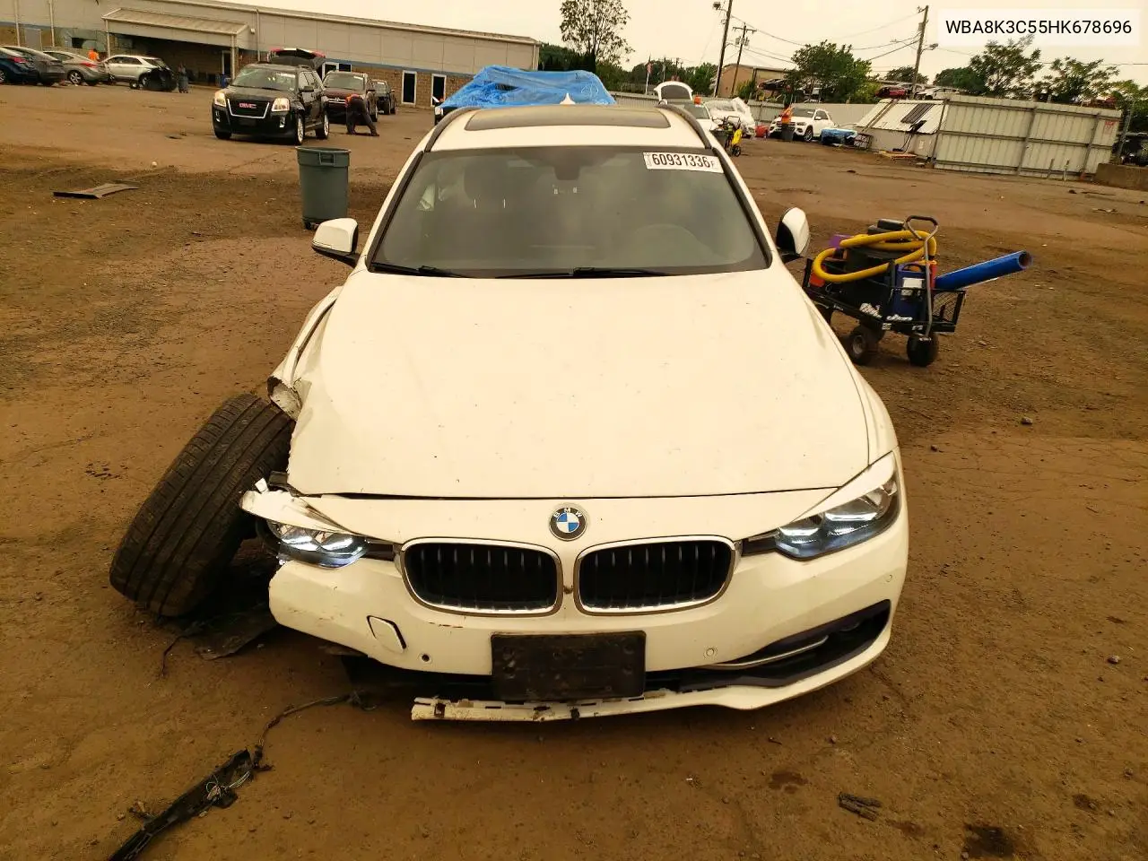 2017 BMW 330 Xi VIN: WBA8K3C55HK678696 Lot: 60931336