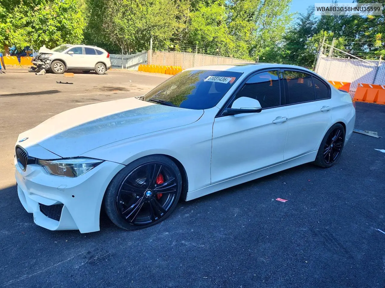 2017 BMW 340 I VIN: WBA8B3G58HNU35599 Lot: 61031436