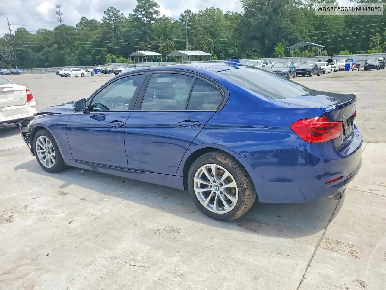 2017 BMW 320 Xi VIN: WBA8E5G31HNU43853 Lot: 61079166
