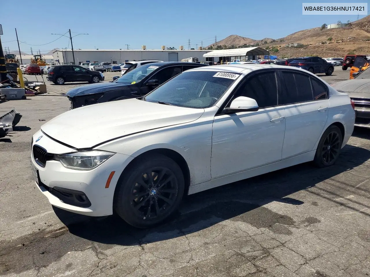 2017 BMW 320 I VIN: WBA8E1G36HNU17421 Lot: 61088956